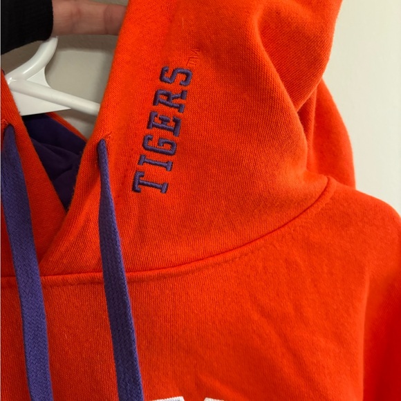 Clemson Orange and Purple Hoodie Men's Size Medium - Picture 3 of 6